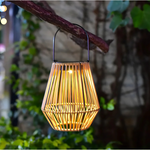 Load image into Gallery viewer, NELIA - Rattan Style Solar Lantern