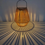 Load image into Gallery viewer, NELIA - Rattan Style Solar Lantern