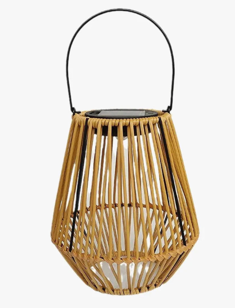 NELIA - Rattan Style Solar Lantern